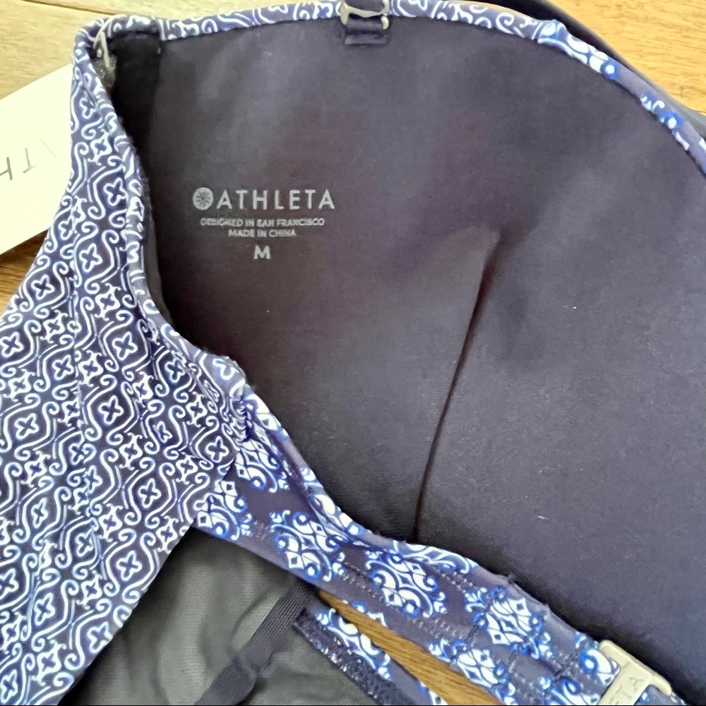 NWT Athleta Blue Tile Swimsuit - Picture 8 of 8